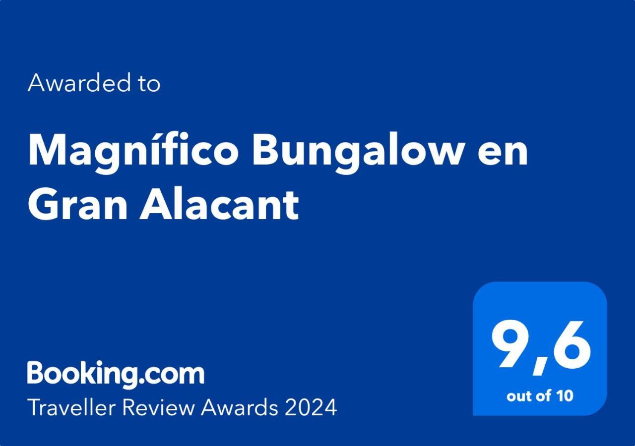 Magnifico Bungalow En Gran Alacant Lägenhet Exteriör bild